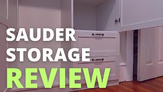 Sauder Large Storage Cabinet Review | Lott Armoire Review | Storage Cabinet for Laundry Room Ideas