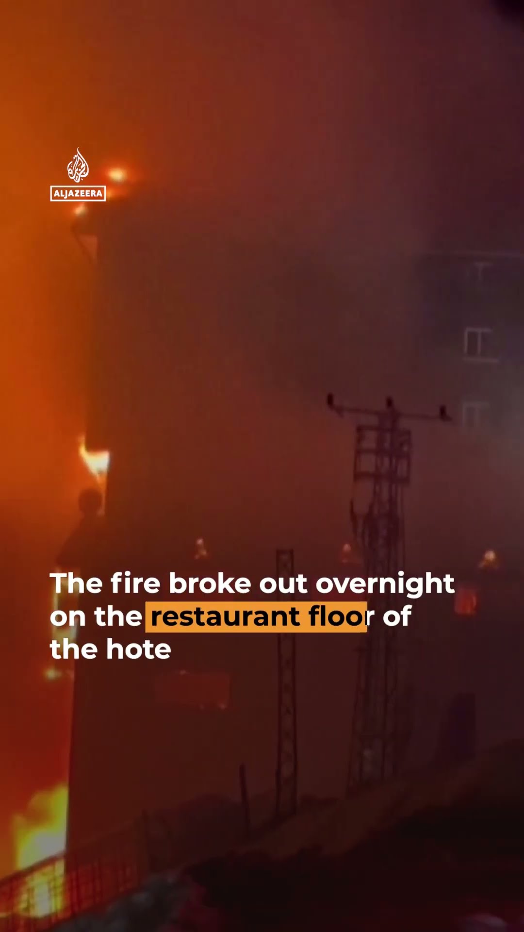 Fire at ski resort in Turkiye kills at least 10 | AJ#shorts