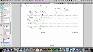 AQA Level 2 Certificate in Further Maths - Set 1 Paper 1