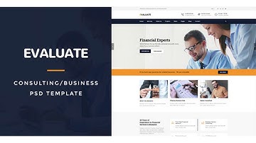 Evaluate : Business/Consulting PSD Template | Themeforest Website Templates and Themes