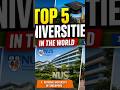 Top 5  university in the world 🌍# shorts # #active Nurul Huda # for you