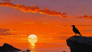 Blender with Stable Diffusion XL Tutorial - Sunset bird standing on a rock screenshot 5