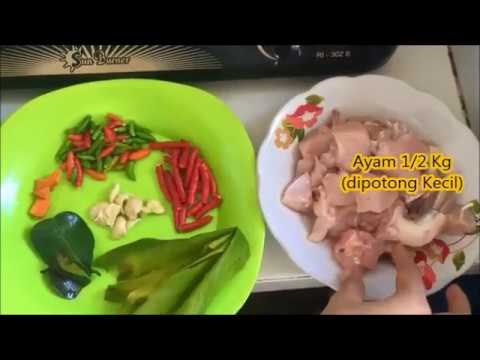 cara-memasak-ayam-saos-asam-durian-(otun/tempoyak)-masakan-rumahan-yg-praktis-&-enak