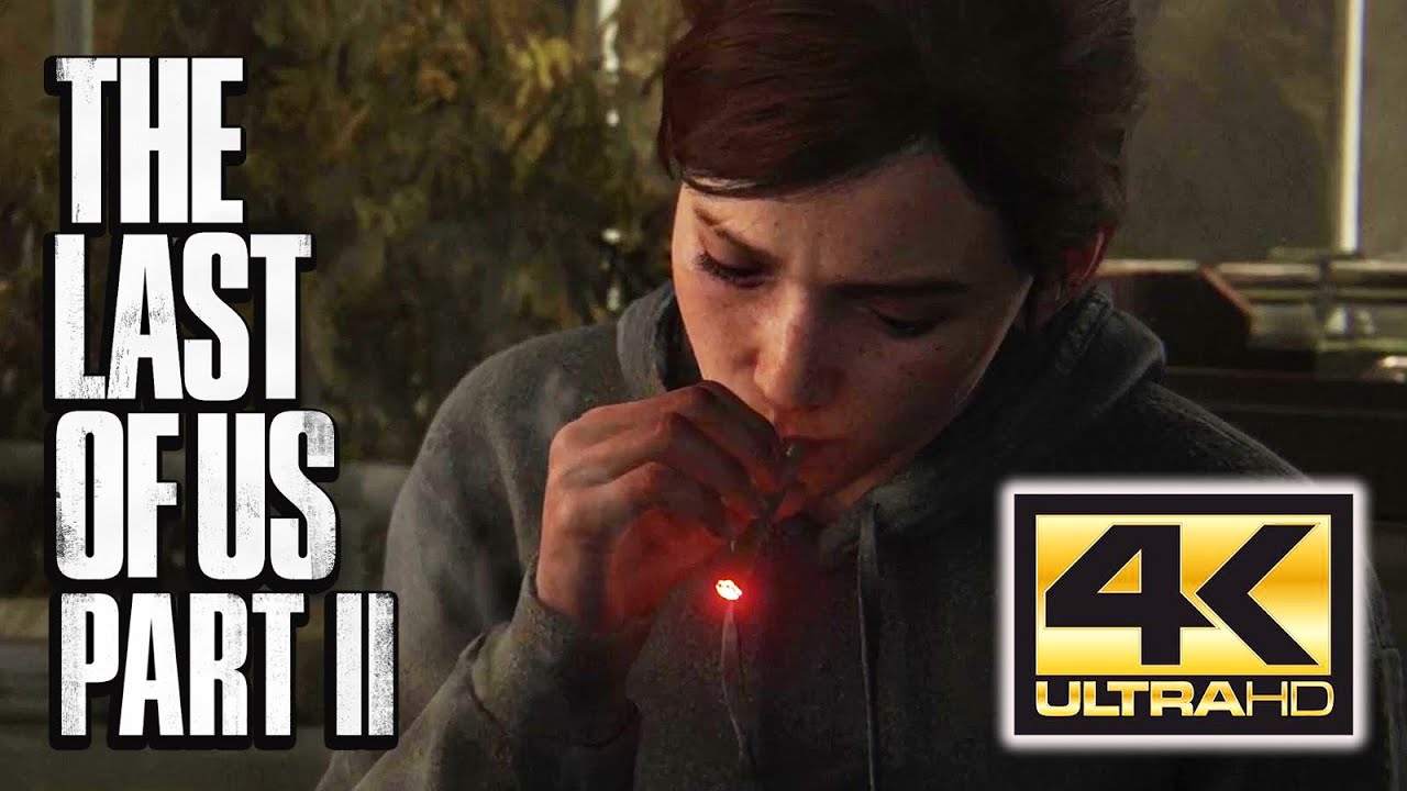 THE LAST OF US 2 : Ellie & Dina are smoking weed, talking about ...