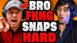 F***** YOU BRO!!! Woke Brian Shapiro LOSES IT After Warren Smith Calls Him Out - HEATED