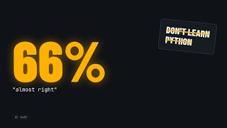 Should You Learn Python in the AI Era Wrong Question.