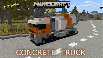 Minecraft: Concrete Truck | Tutorial