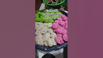 Thumbnail of cara unik mencetak kue putu Mayang #roti #makanansendiri #food #jajanan