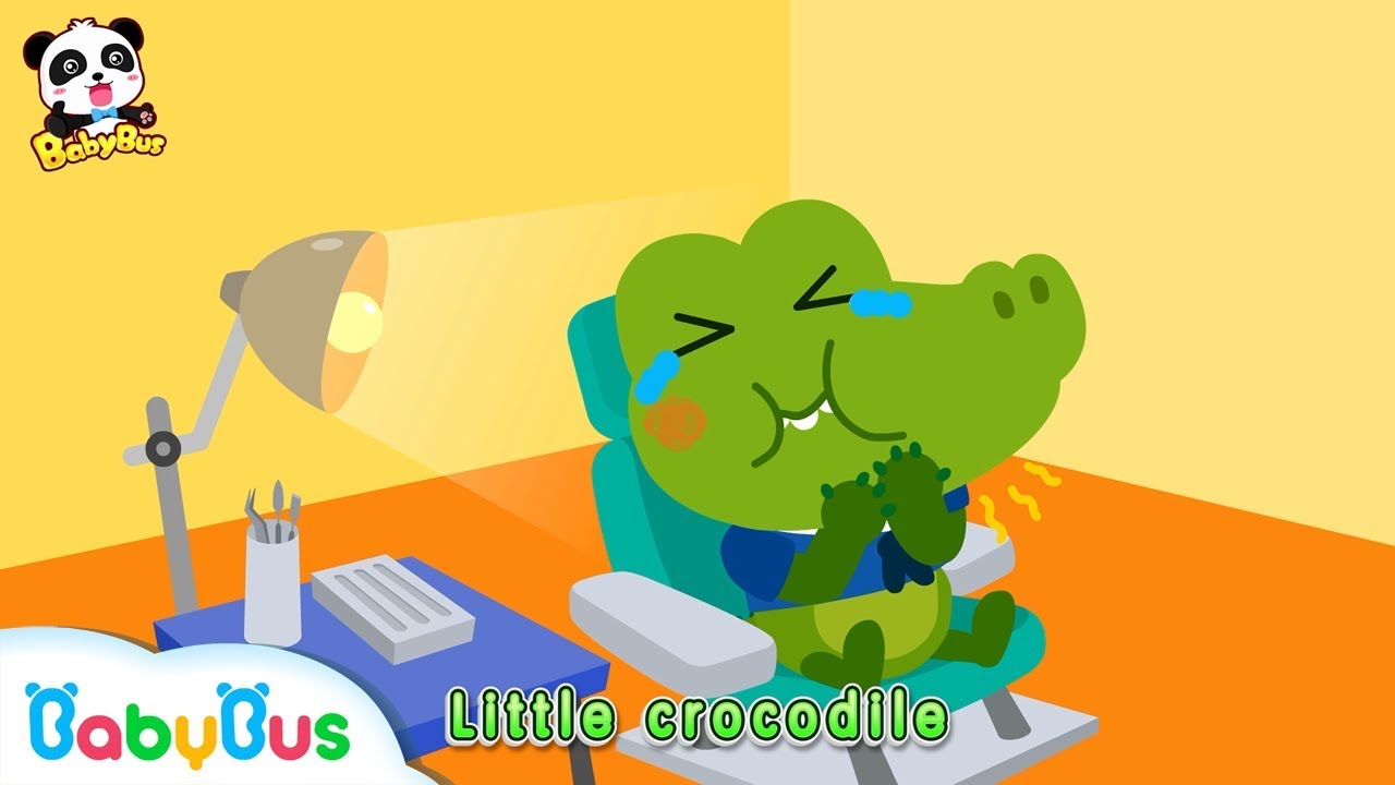 Little Crocodile Keeps Eating Candy All Day Long | Brush Teeth Song | Kids Good Habits | BabyBus