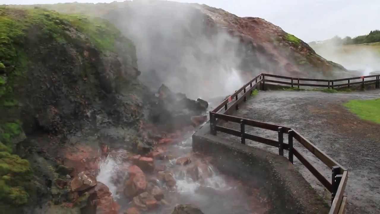 Deildartunguhver Hot Spring In Iceland - YouTube