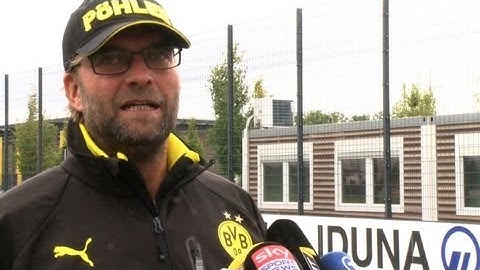 BVB-Trainer Klopp: "Wir haben in der Abwehr Probleme"