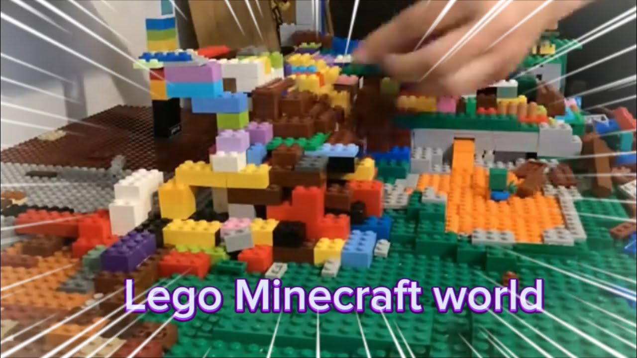 Building my Lego Minecraft world part 3 - YouTube