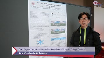 Jong Weon Lee. 360° Degree Panorama Generation Using Drone Mounted Fisheye Cameras