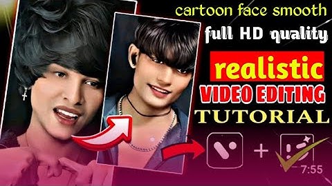 Realistic Reels Video Editing || Face Glowing Video Editing || How To Edit Realistic Video