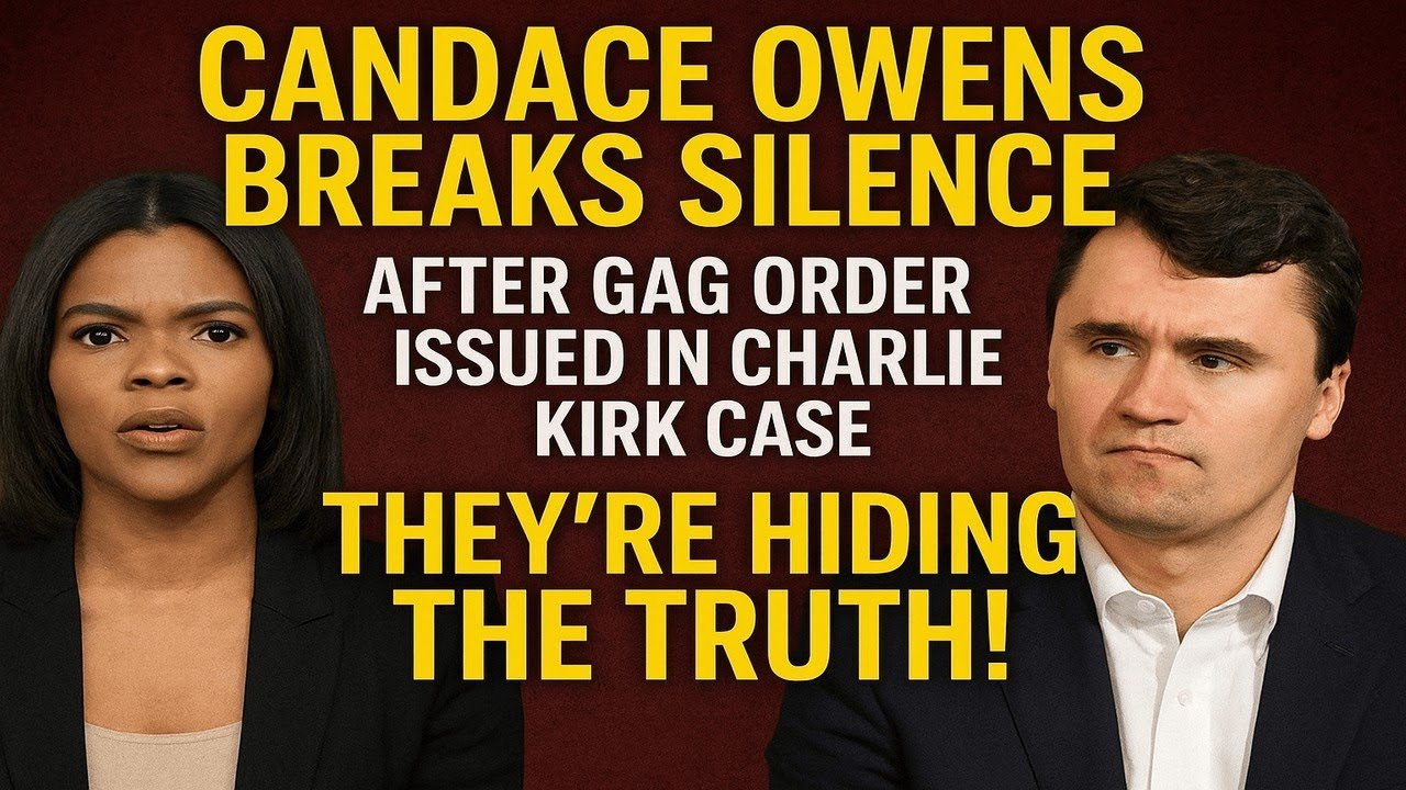 CANDACE OWENS BREAKS SILENCE After GAG ORDER Issued in Charlie Kirk