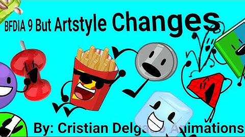 BFDIA 9 Dance Scene But Art Style Changes @BFDI