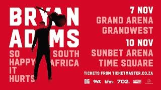 Bryan Adams is coming to South Africa!