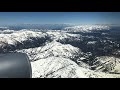 KC-135 Flying Over Wyoming in the Winter