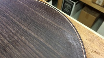 Binding, purfling installation on the back