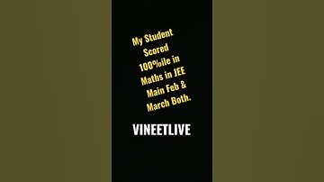 100%ile In Maths Again in JEE Main March Attempt 🙏 #Shorts