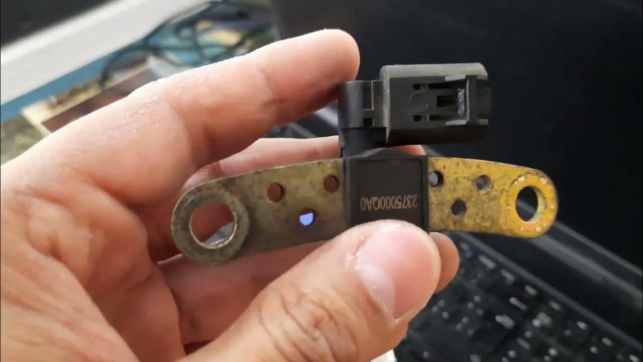 Como cambiar el sensor de cigueñal con su arnés en un nissan platina o