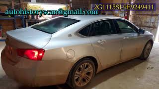 2G1115SL9E9249411 Chevrolet Impala 2014