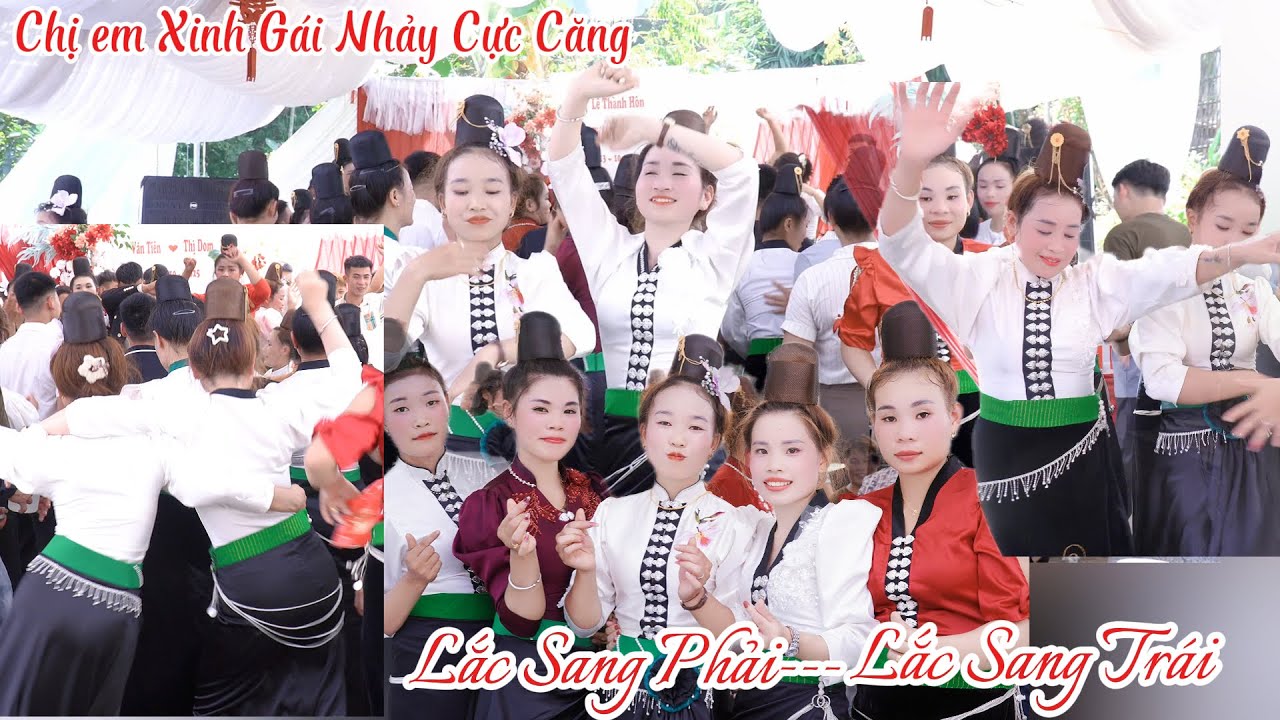 Красивые девушки слишком усердно танцуют на тайской свадьбе: поздравляем LTH Van Tien-Thi Dom - B...