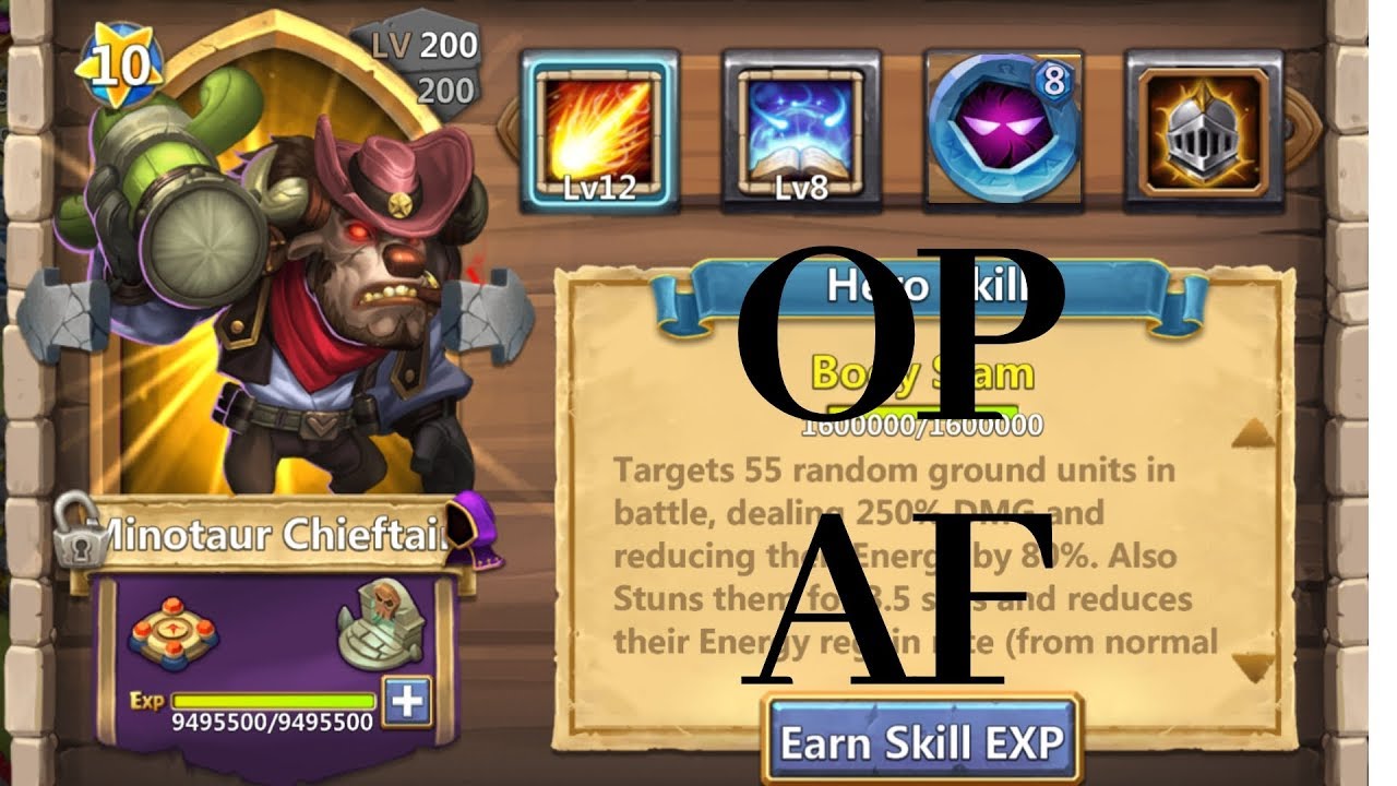Mino | 8/8 revite | 8 insignia unholy pact = OP AF