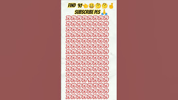 find the odd number 97👈👀#iQtest #iQlavel #study #maths #army