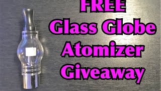 Free Glass Globe Atomizer Giveaway  from thevapezoo