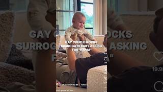 WOKE WEDNESDAY: Gay Couple Mocks Surrogate Baby