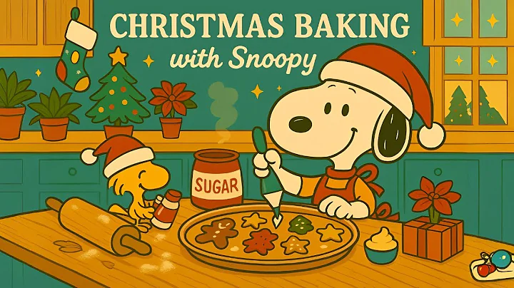 ✨ Christmas Baking Jazz with Snoopy 🎄 Cozy Holiday Music for a Warm December