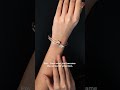 Our bracelets, crafted in gold and set with natural diamonds
