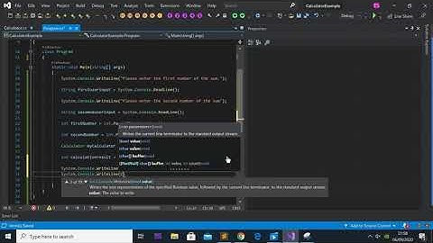 How to use Console.WriteLine() with an integer value