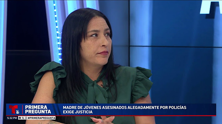 PP: Madre exige respuestas por hijos fallecidos en intervención policial
