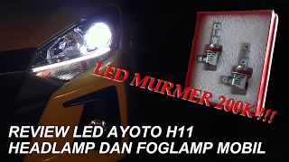 Review Tutorial Setting Led F5 Canbus Premium Super Bright H11 | Headlamp Innova Reborn