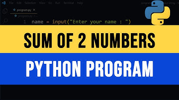 How to Add Two Numbers in Python | Simple User Input Program Tutorial