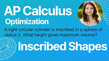 Optimization | Cylinder Inscribed in a Sphere