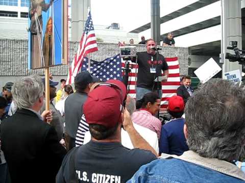 Joyce Kauffman at the Tea Party Rally, Fort Lauder...