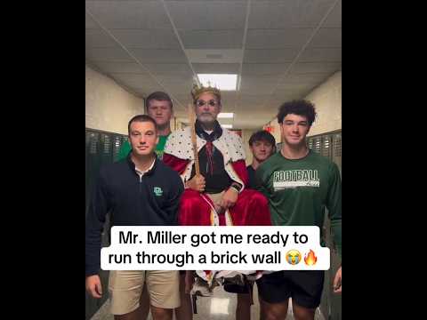 Mr. Miller so inspirational 😂🐐