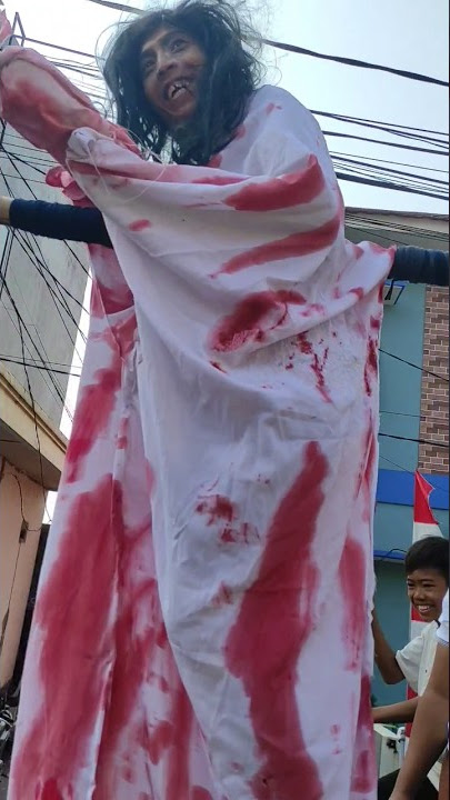17 agustus tahun 45.. hari merdeka karnaval gondrong cipondoh. sundel bolong #shorts #youtubeshorts