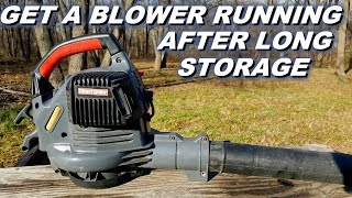 Fixing a blower after years of storage.