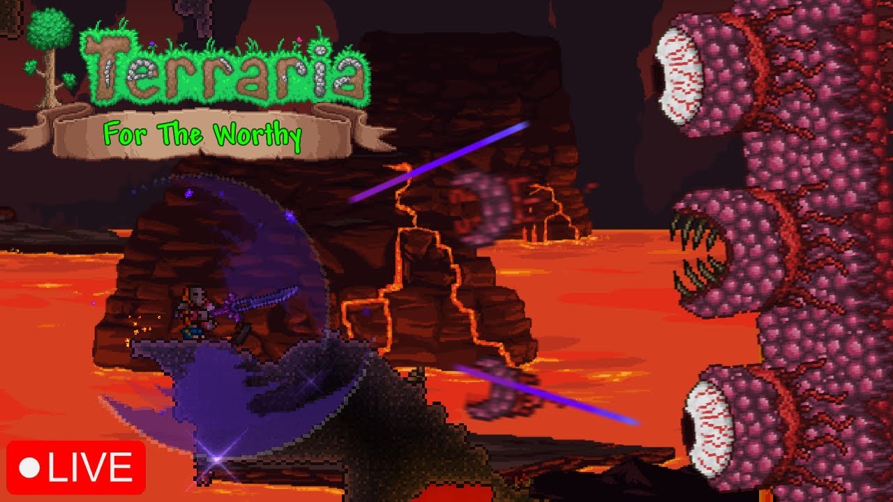 Mining Hardmode Ores! | Part 9 (Terraria For The Worthy LIVE)