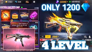 NEW BOOYAH DAY 2021 UMP UPGRADE LEVEL 4 || NEW EVO UMP ABILITY TEST || FULL REVIEW | FREE FIRE