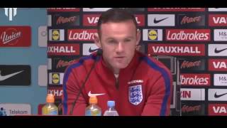 Wayne Rooney Slovenia vs England Press Conference