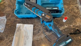 Tested, Saker Mini 6 inch Electric Chainsaw Review