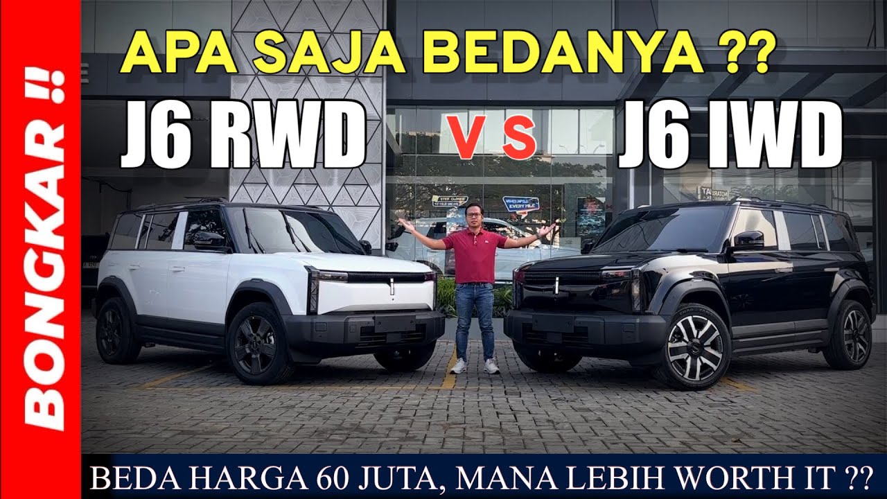Bongkar !! PERBEDAAN CHERY J6 RWD VS J6 IWD 2025 || REVIEW EXTERIOR INTERIOR MANA LEBIH WORTH IT ??