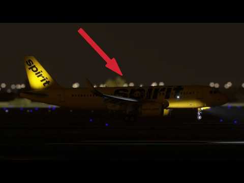 Reconstructing the final landing of Spirit Airlines (MSFS2020)