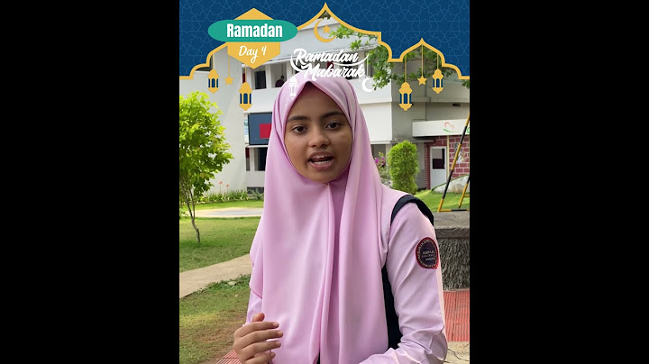 RAMADAN MESSAGE DAY 4 #school #kids #ramadan #event