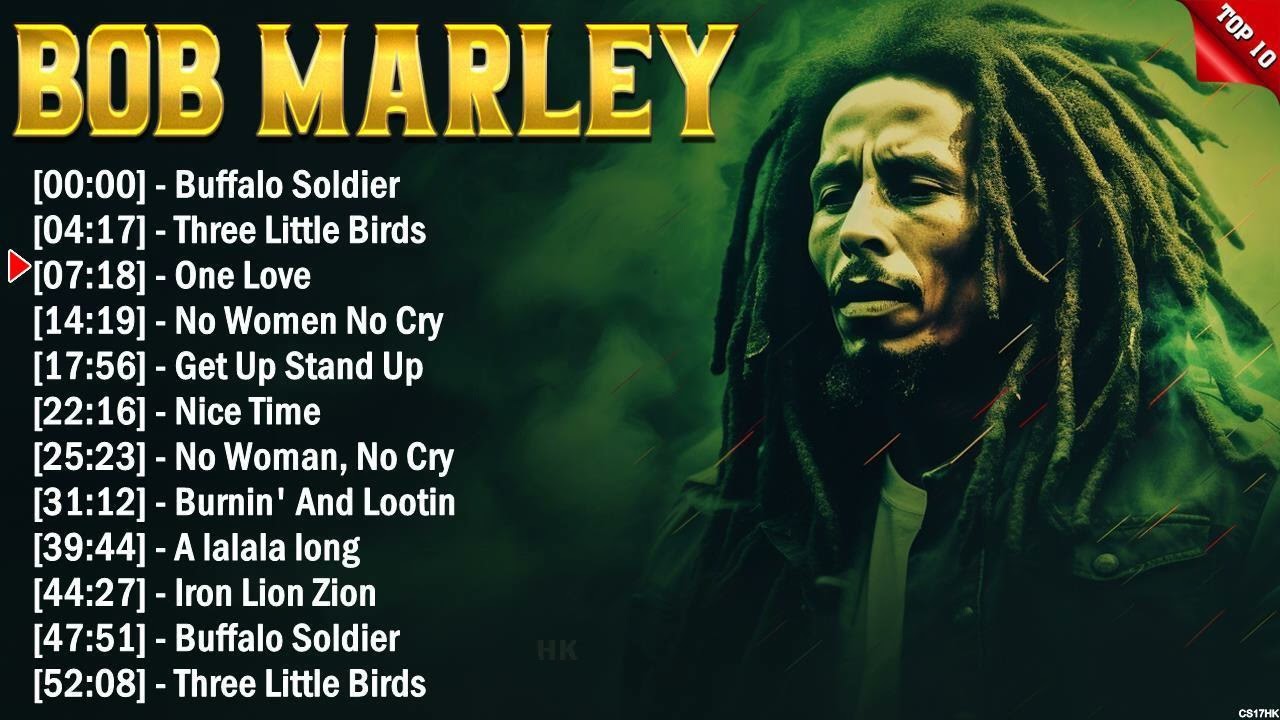 Top 10 Best Song Of Bob Marley Playlist Ever   Greatest Hits Reggae Song 2024 Collection